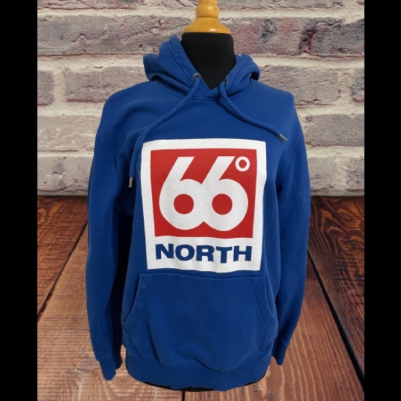 Shirts | Mens 66 North Blue Hoodie Size 